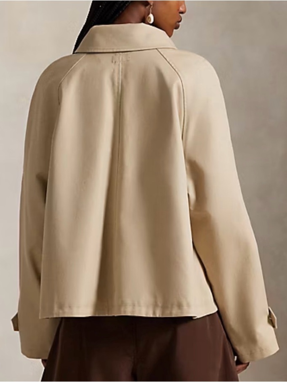 Polo Ralph Lauren Cotton Twill Jacket | color: beige | size: M - Picture 2 of 10